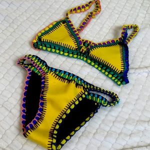 Hand made 2 pieces bikini